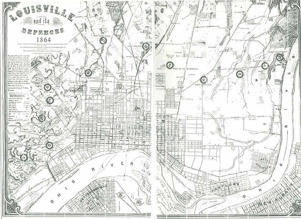Louisville Defences 1864